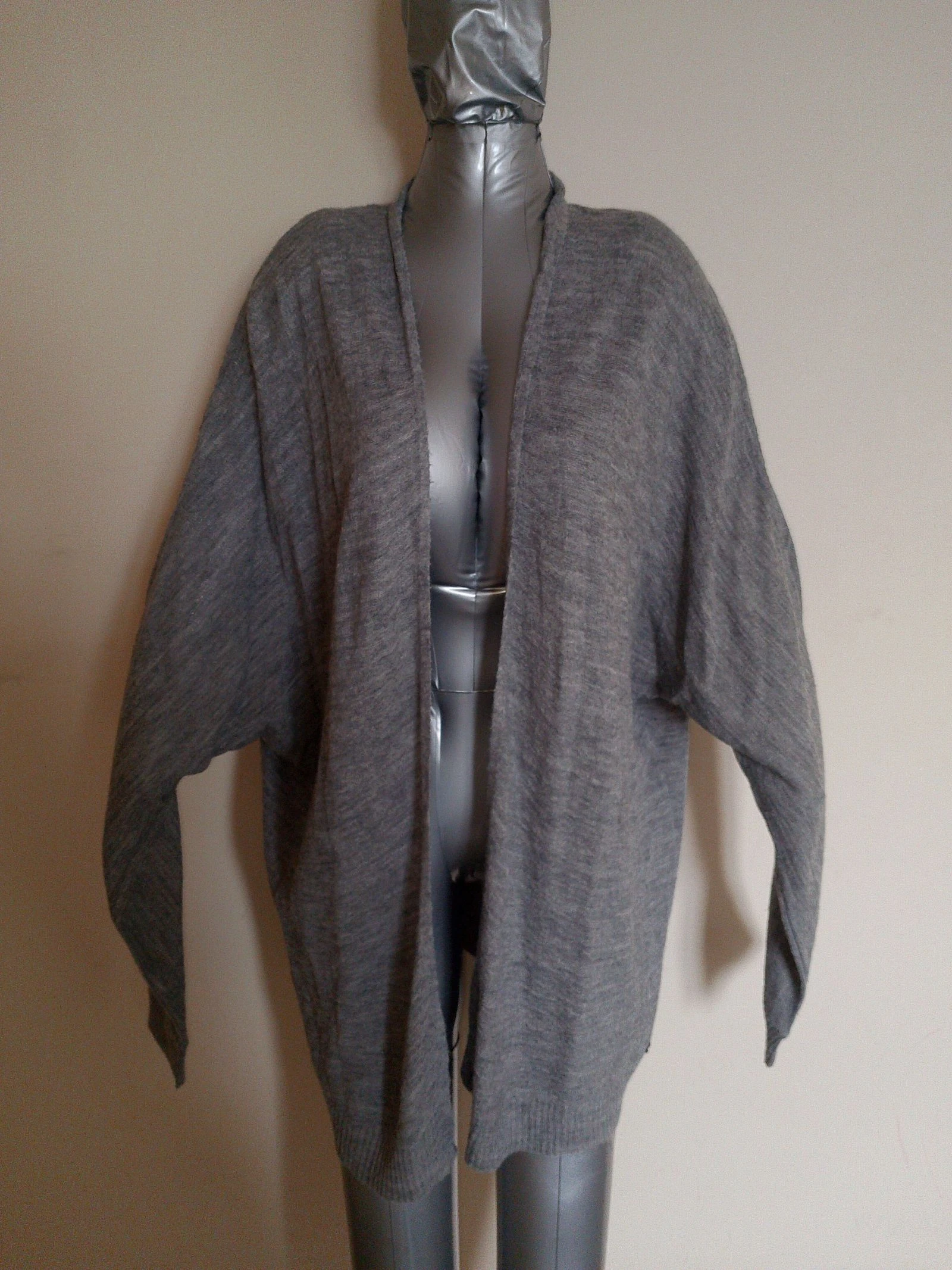 Grijze Geruite Kimono Vest - Bonobo Jeans – photo 6